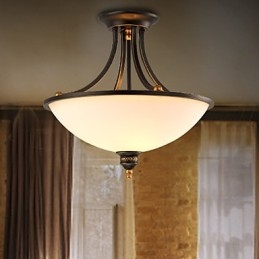 Semplici lampade da soffitto pastorali in bronzo Phnom Penh American Country European Ceiling Lamps Lampada