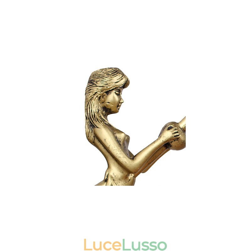 Lampada da parete in ferro battuto creativo rurale europeo contratto luci in vetro