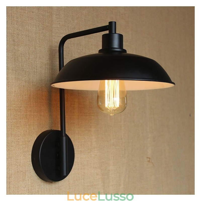 Lampada da parete per corridoio, veranda, balcone, magazzino, contemporaneo e su contratto, decorazione in ferro battuto