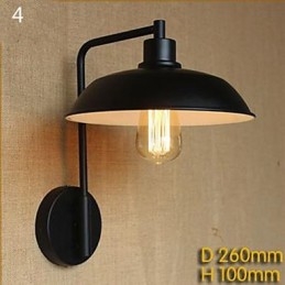 Lampada da parete per corridoio, veranda, balcone, magazzino, contemporaneo e su contratto, decorazione in ferro battuto