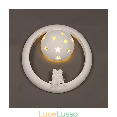 Dolce pastorale gesso divertente bambini camera portico lampada da parete luci Dolce pastorale gesso divertente bambini camera portico lampada da parete luci