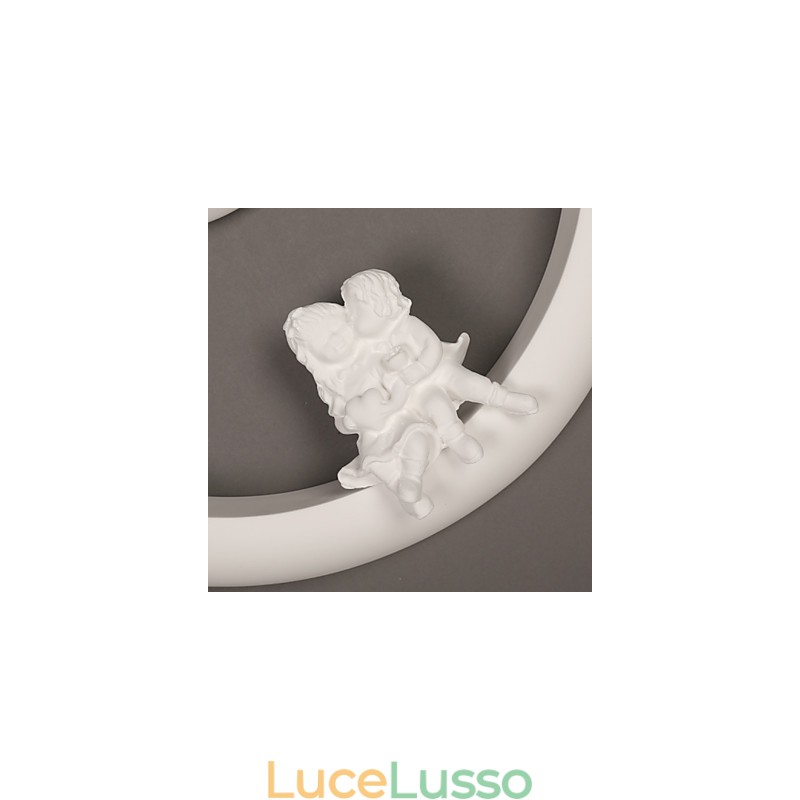 Dolce pastorale gesso divertente bambini camera portico lampada da parete luci