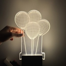 Applique da parete moderne contemporanee in metallo