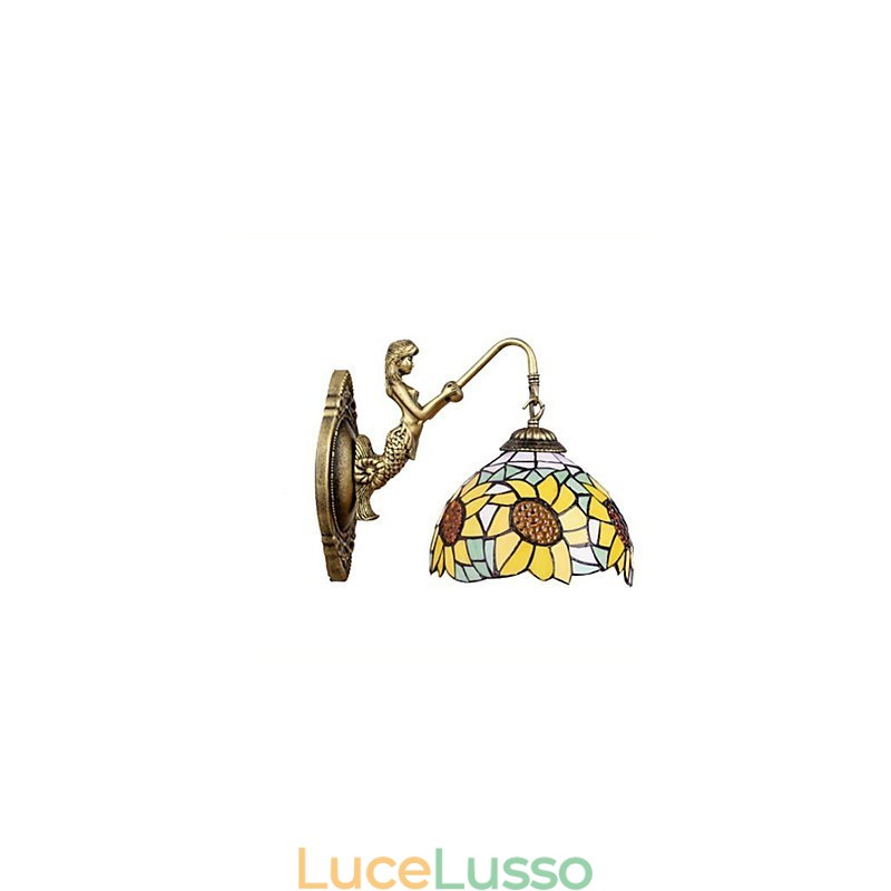 Luci da parete in ferro battuto creativo rurale europeo di Natale