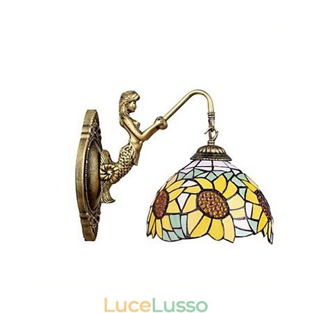 Luci da parete in ferro battuto creativo rurale europeo di Natale Luci da parete in ferro battuto creativo rurale europeo di Natale