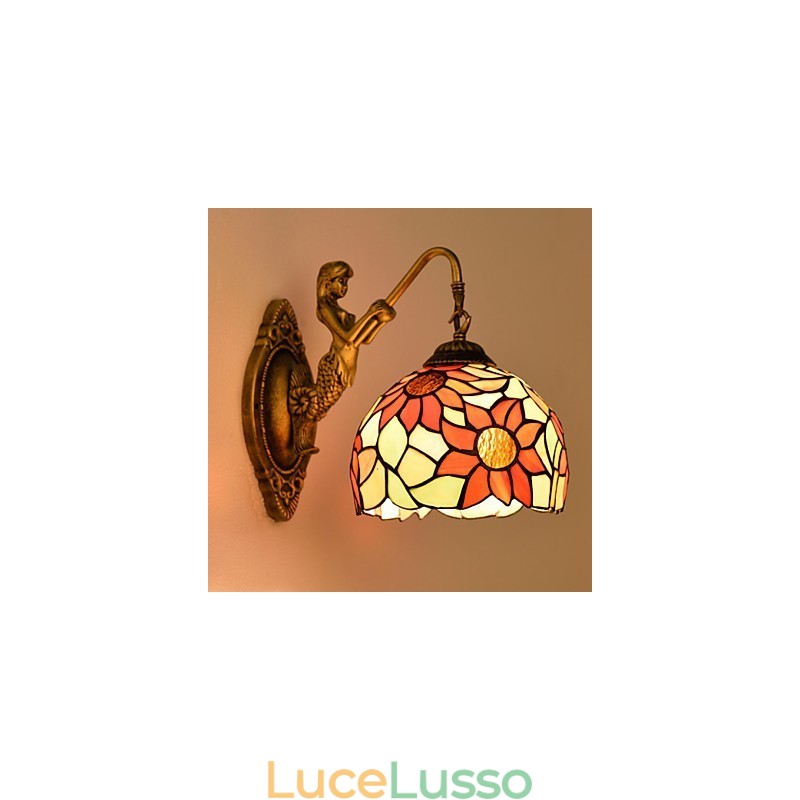 Luci da parete in ferro battuto creativo rurale europeo di Natale