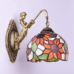 Luci da parete in ferro battuto creativo rurale europeo di Natale