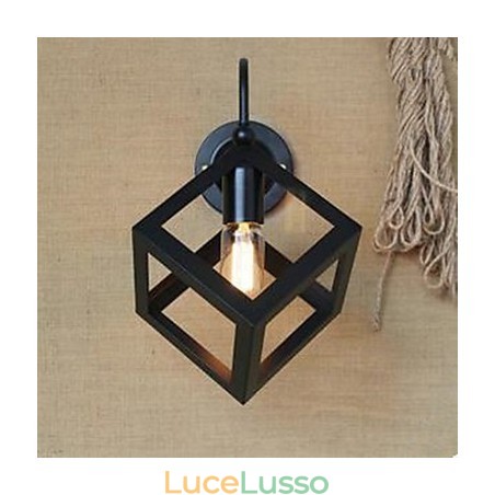 Bar Negozio di abbigliamento Ristorante Scala Xuan Industriale Quadrato Finestra Decora Lampada da parete Bar Negozio di abbigliamento Ristorante Scala Xuan Industriale Quadrato Finestra Decora Lampada da parete