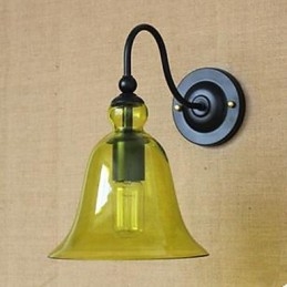 Corridoio in vetro del salotto contrattato decora la lampada da parete