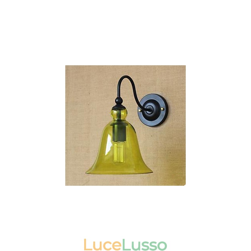 Corridoio in vetro del salotto contrattato decora la lampada da parete