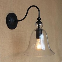Corridoio in vetro del salotto contrattato decora la lampada da parete