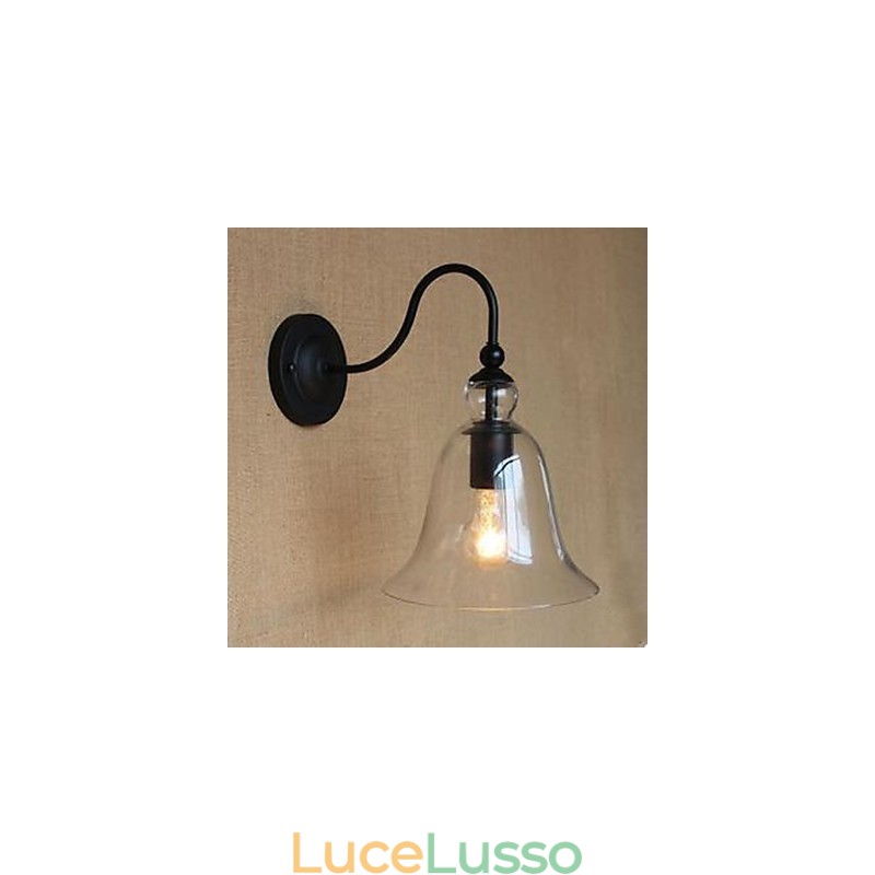 Corridoio in vetro del salotto contrattato decora la lampada da parete