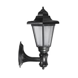 Lampada da parete per esterni con illuminazione solare per giardino, percorso, cortile, sicurezza