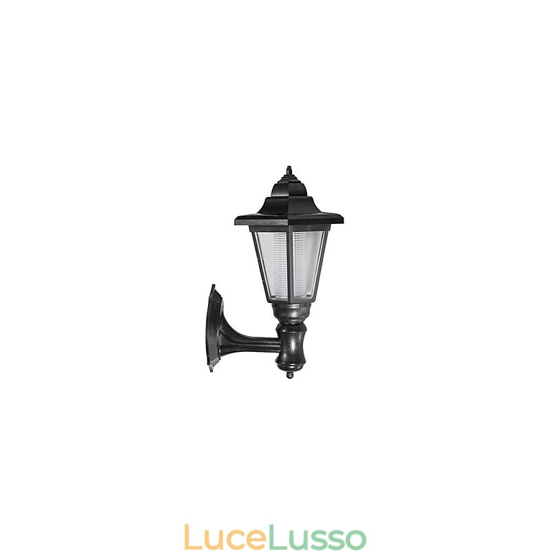 Lampada da parete per esterni con illuminazione solare per giardino, percorso, cortile, sicurezza