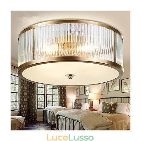 Tradizionale Classico Rustico Lodge Ottone Metallo Montaggio a filo Tradizionale Classico Rustico Lodge Ottone Metallo Montaggio a filo