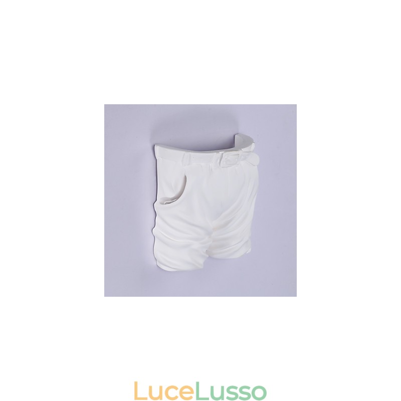 Lampada da parete in gesso per bambini, creativa e contemporanea, con luci a forma di pantaloni per la stanza dei bambini