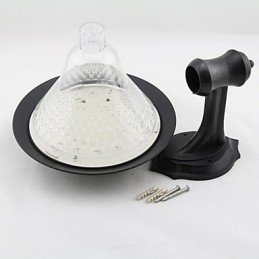 Lampada da parete per esterni con energia solare, per giardino, cortile, porta, percorso, villa, bianca