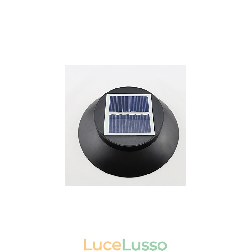 Lampada da parete per esterni con energia solare, per giardino, cortile, porta, percorso, villa, bianca
