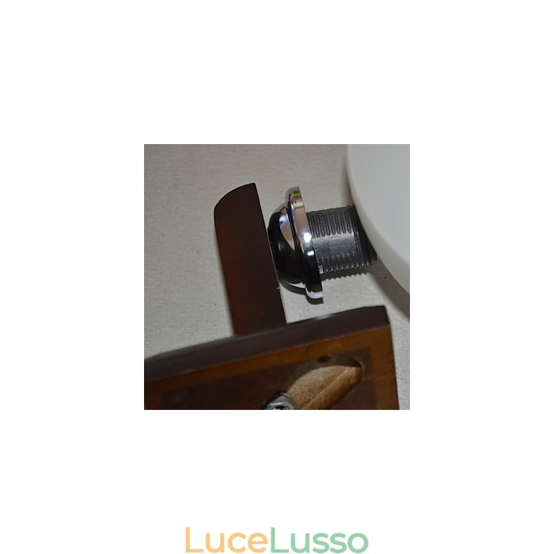 Lampada da parete creativa in legno massello per camera da letto, testata del letto, luci