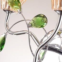 Lampada da parete in cristallo creativa contemporanea e contrattuale in stile europeo
