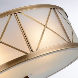 Tradizionale Classico Rustico Lodge Ottone Metallo Montaggio a filo