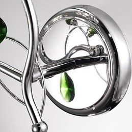 Lampada da parete in cristallo creativa contemporanea e contrattuale in stile europeo