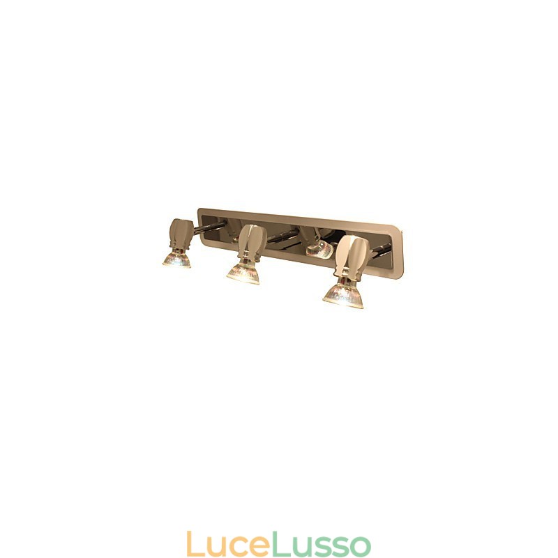 Moderne luci da parete cromate Luci da bagno con 3 luci