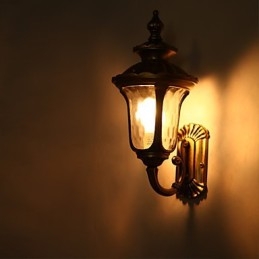 Lampada da parete vintage creativa di alta qualità per villa da giardino