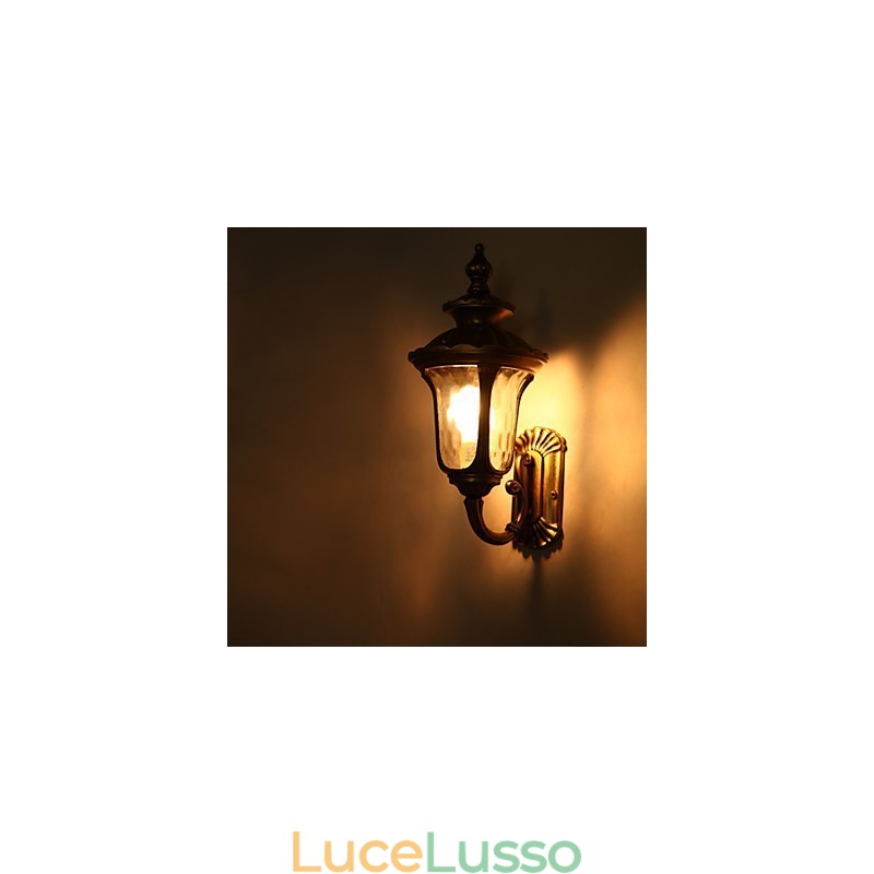 Lampada da parete vintage creativa di alta qualità per villa da giardino
