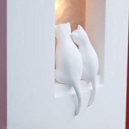 Moda Calda Bambini Camera Sospesa Luce Creativa Kitty Gesso Lampada da Parete Luci