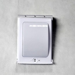 Lampada solare esterna con sensore vocale, per recinzione da giardino