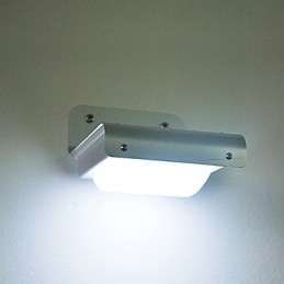 Lampada solare esterna con sensore vocale, per recinzione da giardino