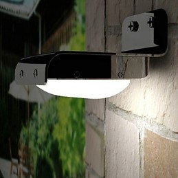 Lampada solare esterna con sensore vocale, per recinzione da giardino