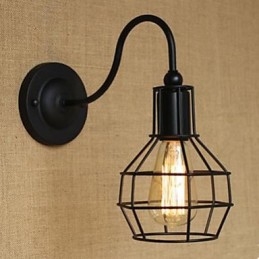 Bar e ristoranti moderni Lampada da parete in ferro battuto Il soggiorno Corridoio Scale Caffè