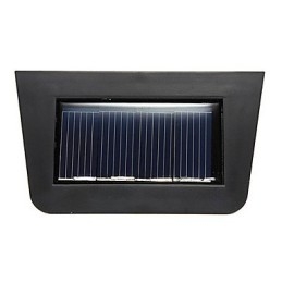 Lampada da parete con 2 lanterne a energia solare, colore giallo caldo