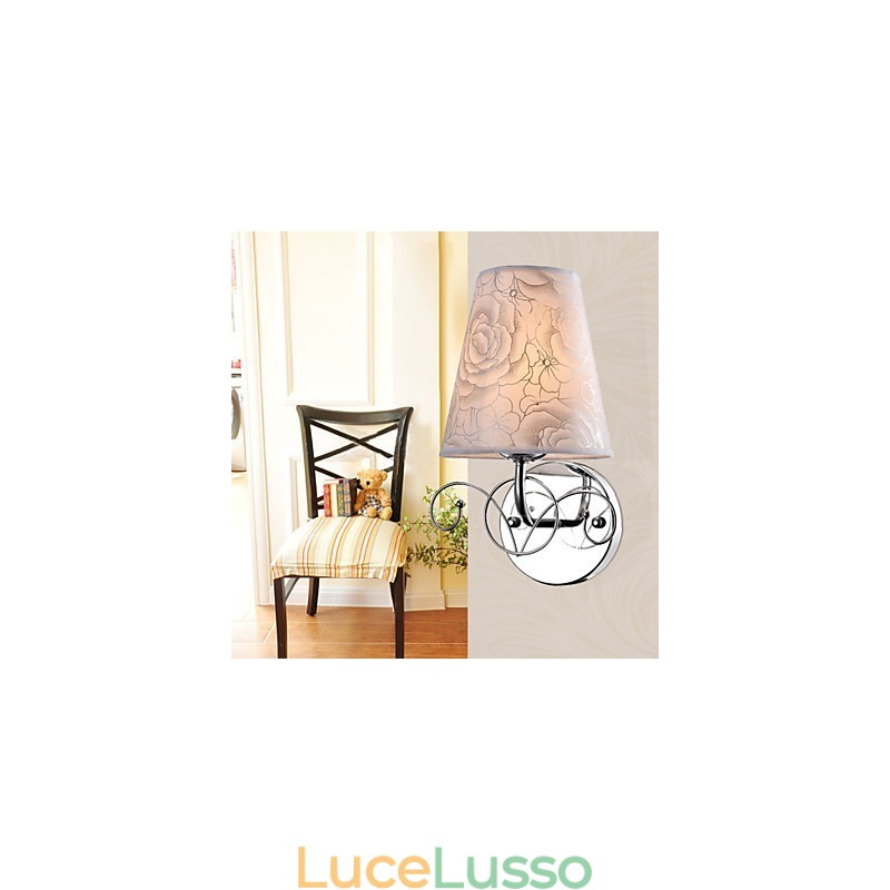 Lampada da parete in cristallo creativa contemporanea e contrattuale in stile europeo