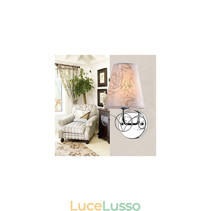Lampada da parete in cristallo creativa contemporanea e contrattuale in stile europeo