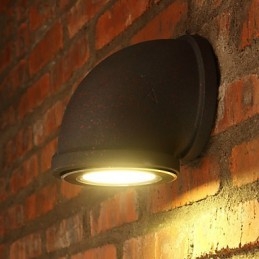 Loft Personalità Vintage Bar Bancone Tubo dell'acqua Lampada da parete Faretto Illuminazione Lotto Montaggio Scala Lampada da balcone