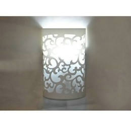 TUTTO BLU Decorazione di alta qualità di motivi o disegni intagliati su lampada da parete in legno