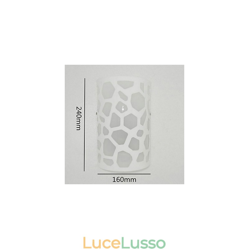 TUTTO BLU Decorazione di alta qualità di motivi o disegni intagliati su lampada da parete in legno