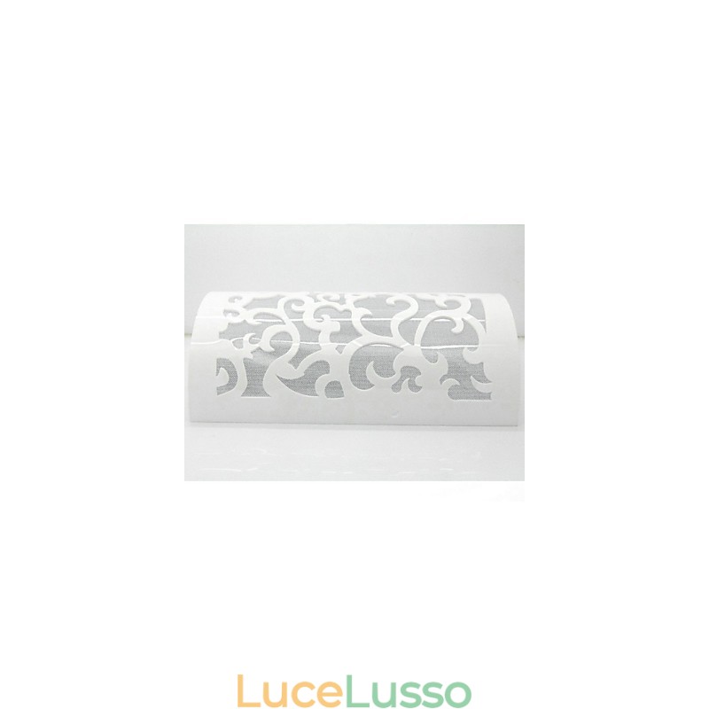 TUTTO BLU Decorazione di alta qualità di motivi o disegni intagliati su lampada da parete in legno