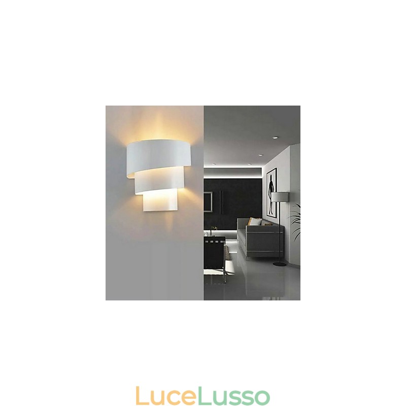 Lampada da parete a spirale di design moderno di alta qualità Lampada da parete creativa