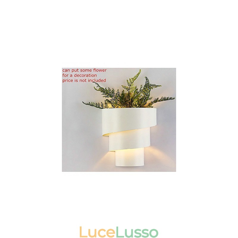 Lampada da parete a spirale di design moderno di alta qualità Lampada da parete creativa