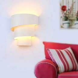 Lampada da parete a spirale di design moderno di alta qualità Lampada da parete creativa