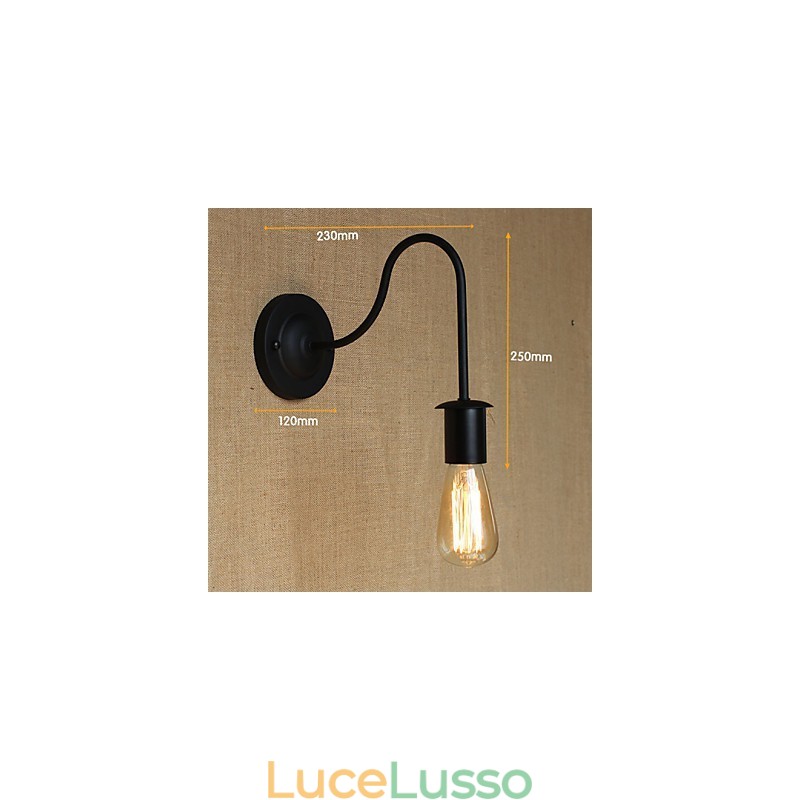Lampada da parete decorativa retrò, stile country americano, pastorale, semplicità, personalità creativa, corridoio, scale