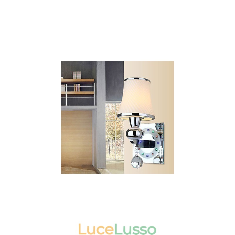Lampada da parete in cristallo creativa contemporanea e contrattuale