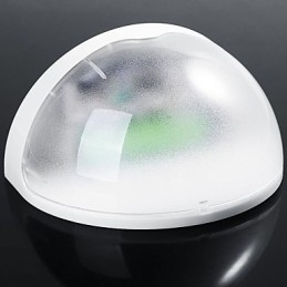 Lampada solare da giardino con sensore automatico, luce solare attivata (bianca)