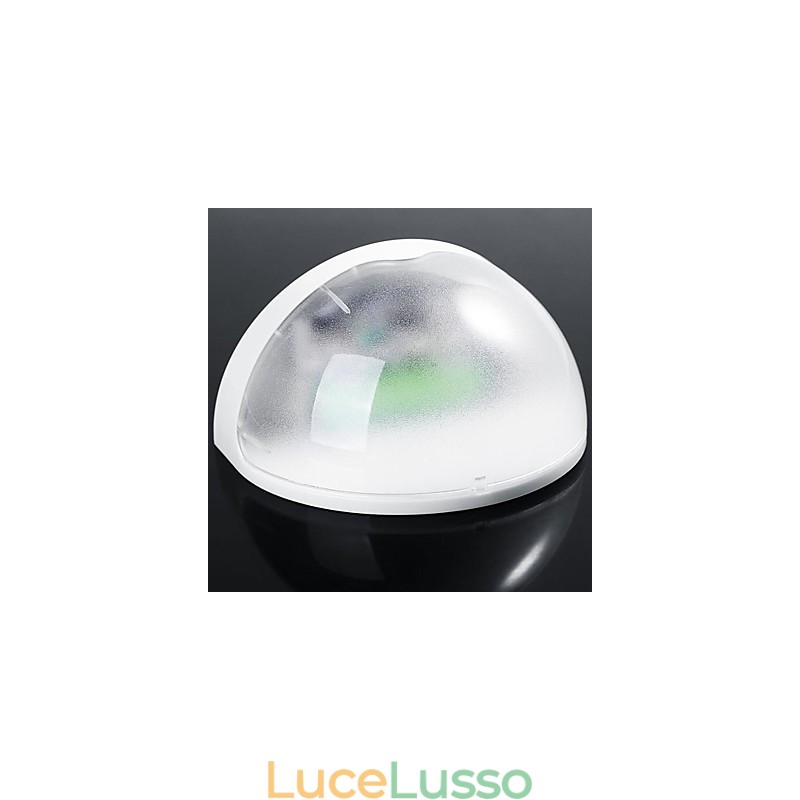 Lampada solare da giardino con sensore automatico, luce solare attivata (bianca)
