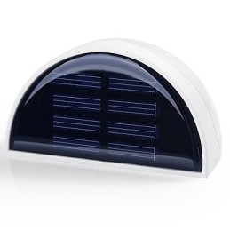 Lampada solare da giardino con sensore automatico, luce solare attivata (bianca)