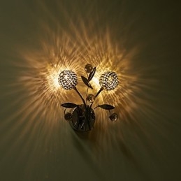 Applique da parete in cristallo Mini Style Modern Contemporary Metal